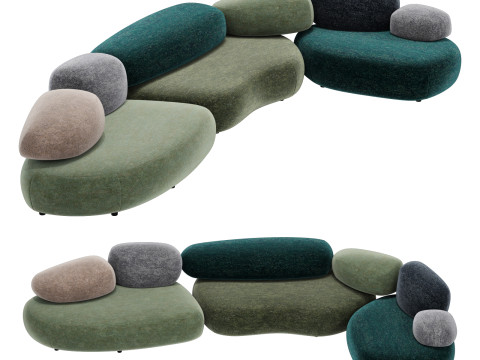 Moroso pebble system set 002 Modelo 3D