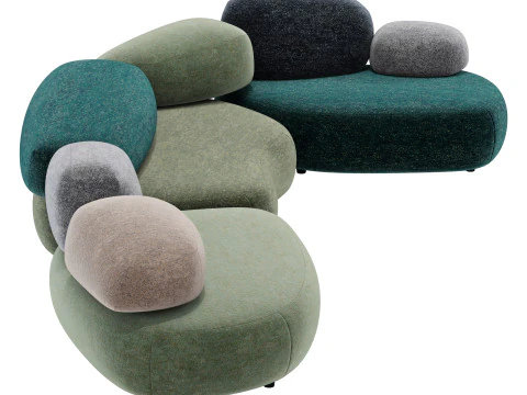 Moroso pebble system set 002 3D Model