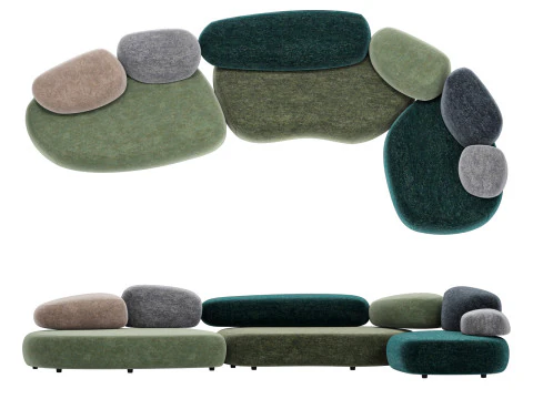 Moroso pebble system set 002 3D Model