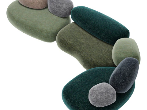 Moroso pebble system set 002 3D Model