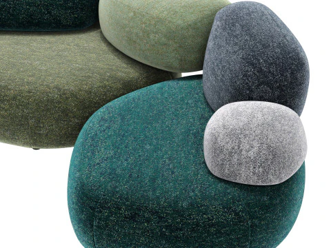 Moroso pebble system set 002 3D Model