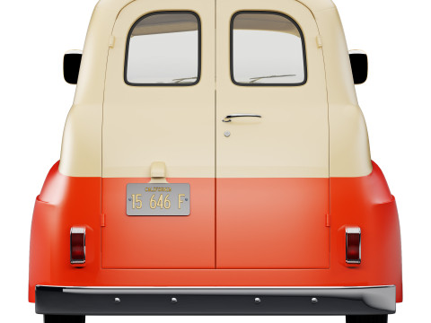 F 1 panel truck 1948 Modello 3D