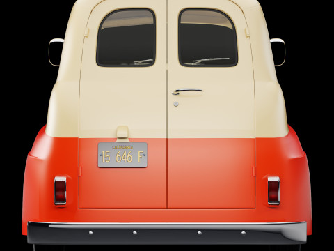 F 1 panel truck 1948 Modello 3D