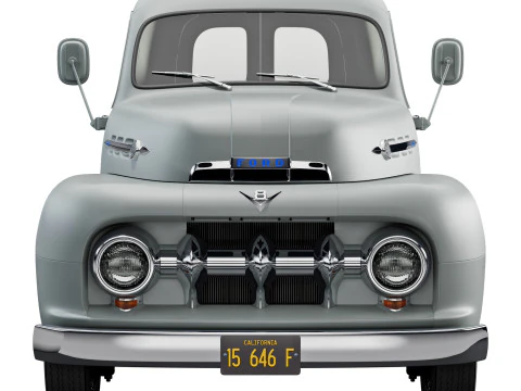 Autocarro F 1 pannello del 1952 Modello 3D