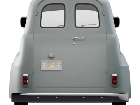 Autocarro F 1 pannello del 1952 Modello 3D