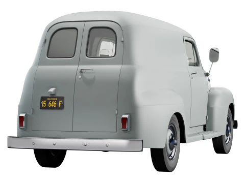 Autocarro F 1 pannello del 1952 Modello 3D