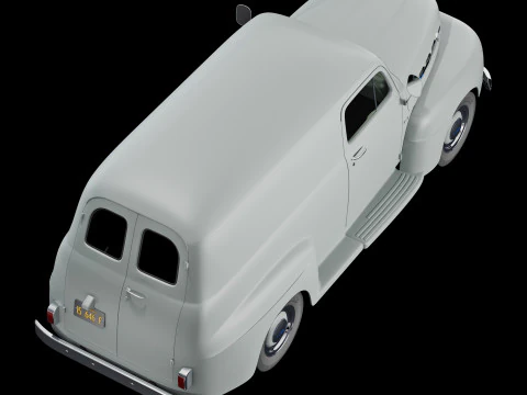 Autocarro F 1 pannello del 1952 Modello 3D