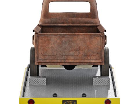F 6 ramp truck 1948 Model 3D