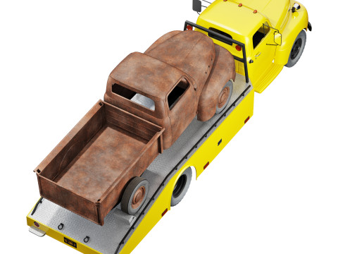 F 6 ramp truck 1948 Model 3D