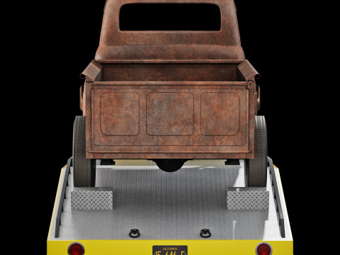F 6 ramp truck 1948 Model 3D