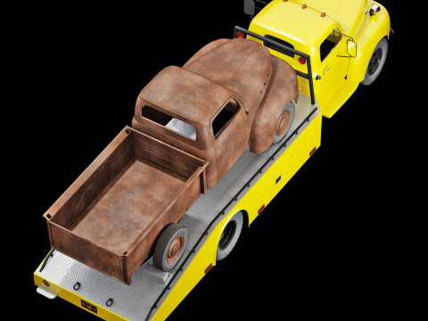 F 6 ramp truck 1948 Model 3D