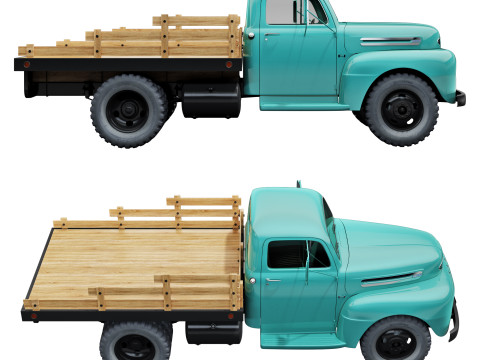F 6 truck 1948 Model 3D