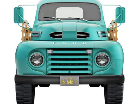 F 6 truck 1948 3D Model