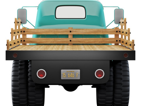 F 6 truck 1948 Model 3D