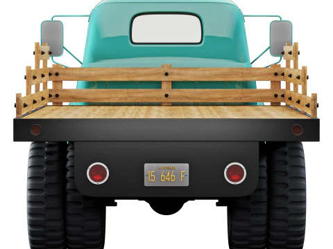 F 6 truck 1948 3D Model
