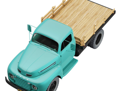 F 6 truck 1948 Model 3D