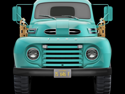 F 6 truck 1948 Model 3D