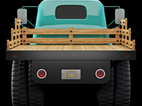 F 6 truck 1948 Model 3D