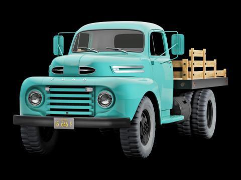 F 6 truck 1948 Model 3D
