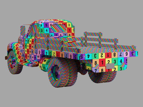 F 6 truck 1948 Model 3D