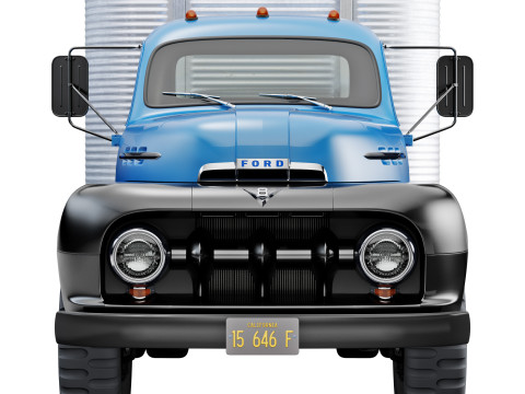 F 6 truck 1952 Model 3D