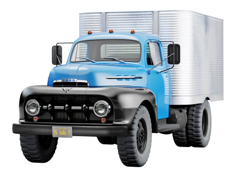 F 6 truck 1952 Model 3D