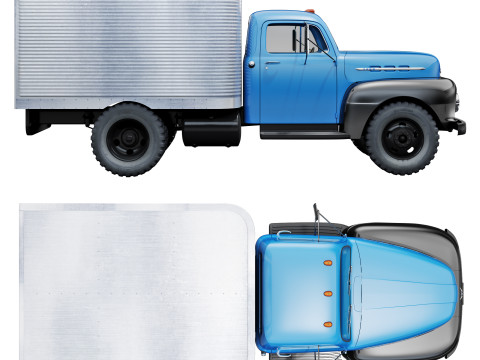 F 6 truck 1952 Model 3D