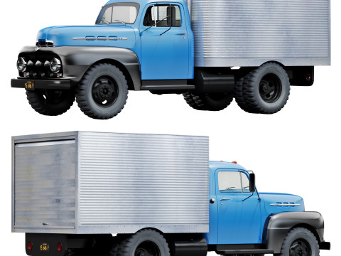 F 6 truck 1952 Model 3D