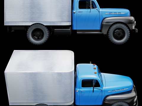 F 6 truck 1952 Model 3D
