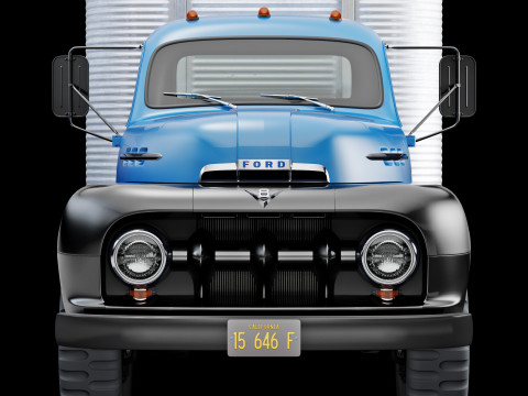 F 6 truck 1952 Model 3D