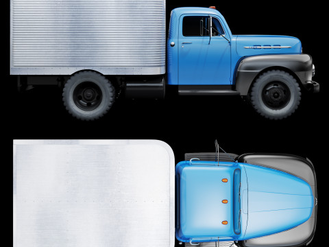 F 6 truck 1952 Model 3D