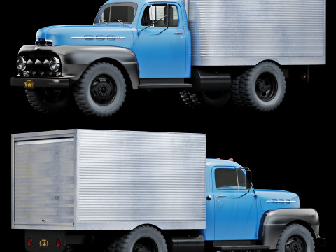 F 6 truck 1952 Model 3D