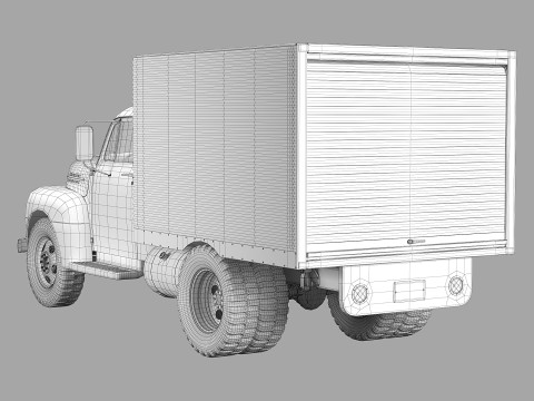 F 6 truck 1952 Model 3D