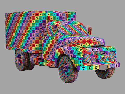F 6 truck 1952 Model 3D