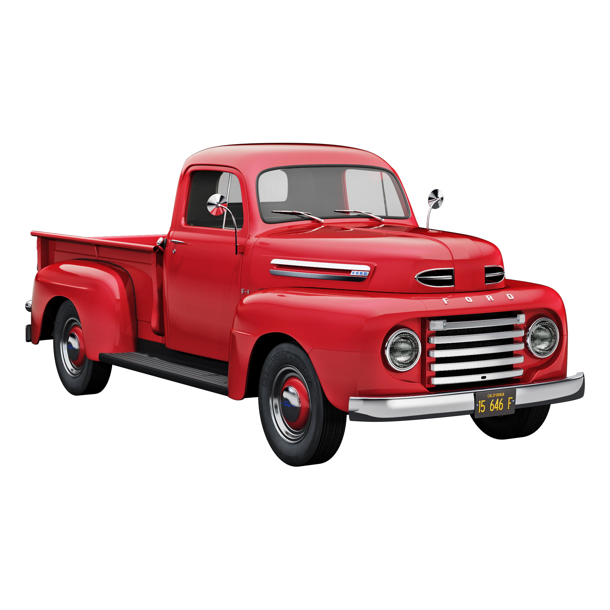 Furgone F1 del 1948 Modello 3D .c4d .max .obj .3ds .fbx .stl .blend