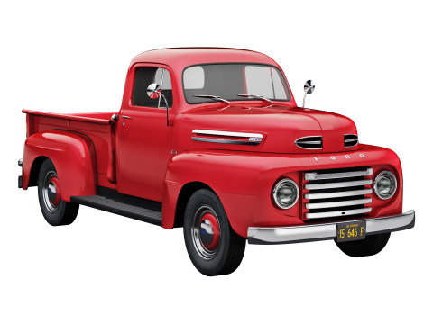 F 1 pickup 1948 3D Model