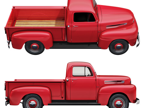 F 1 pickup 1948 3D 모델