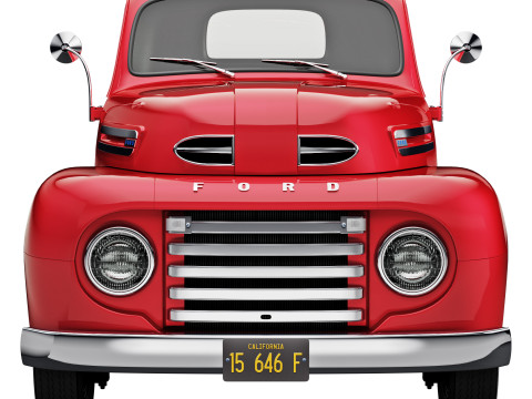 F 1 pickup 1948 3D 모델
