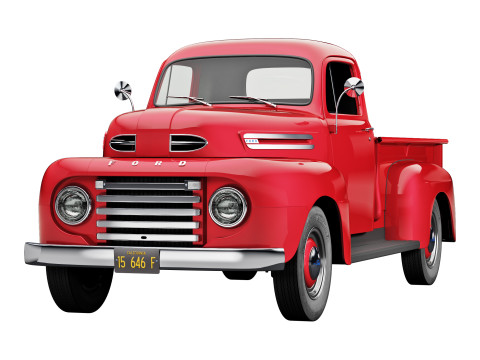 F 1 pickup 1948 3D 모델