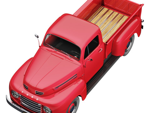 F 1 pickup 1948 3D 모델
