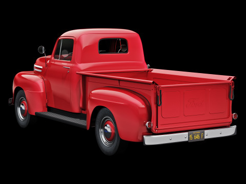 F 1 pickup 1948 3D 모델