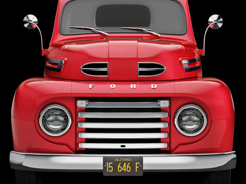 F 1 pickup 1948 3D 모델