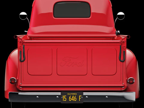 Furgone F1 del 1948 Modello 3D