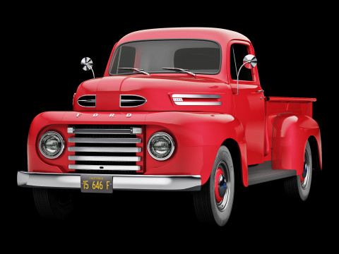 F 1 pickup 1948 3D 모델