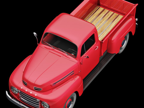 F 1 pickup 1948 3D 모델