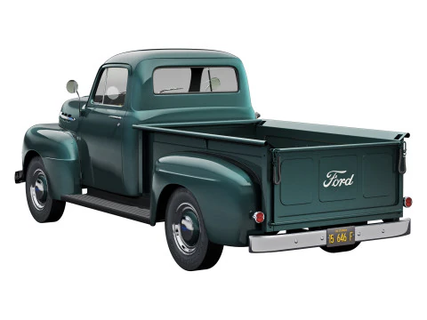 Furgone F1 del 1952 Modello 3D