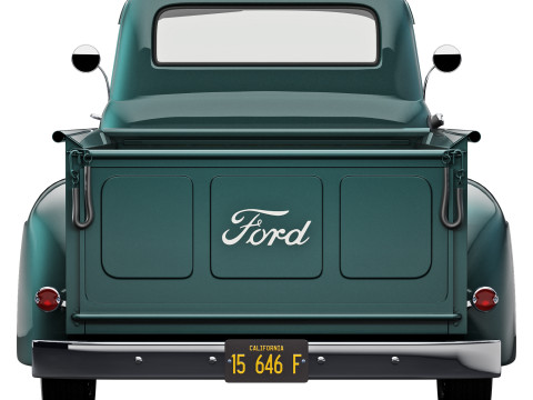 F 1 pickup 1952 Modelo 3D