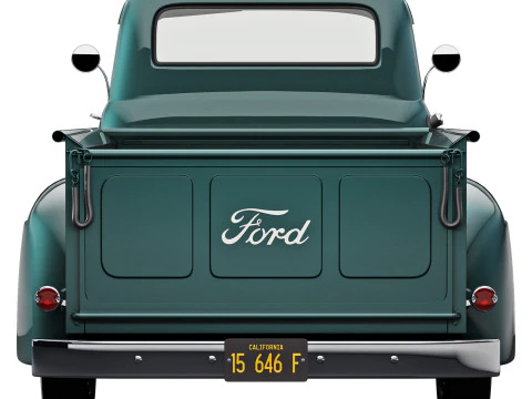 Furgone F1 del 1952 Modello 3D