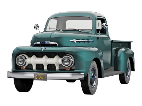 F 1 pickup 1952 Modelo 3D