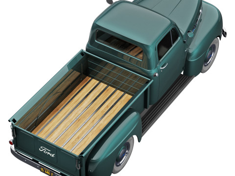 F 1 pickup 1952 Modelo 3D